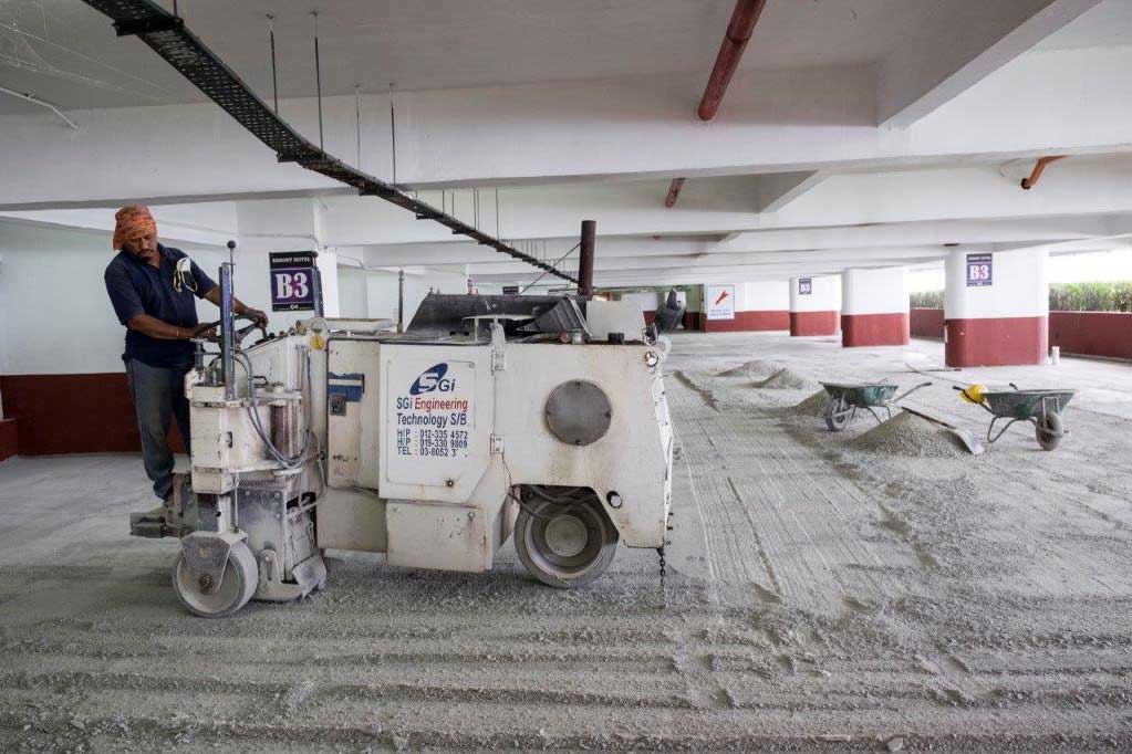 Concrete Parana Milling | SGI Engineering Technology | leading surface preparation, rectification and refurbishment specialist
