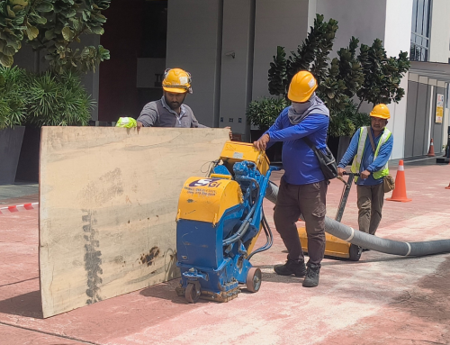 Surface Removal and Preparation for Plaza 33’s Driveway (>2,000m²)